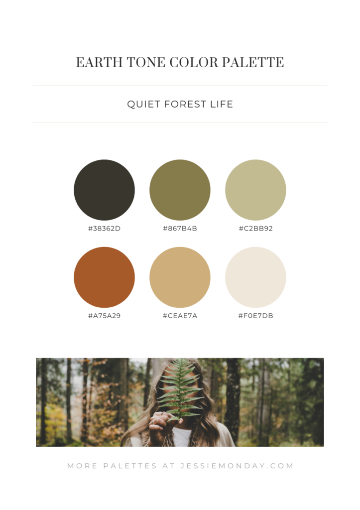 Earth tone color palette inspiration