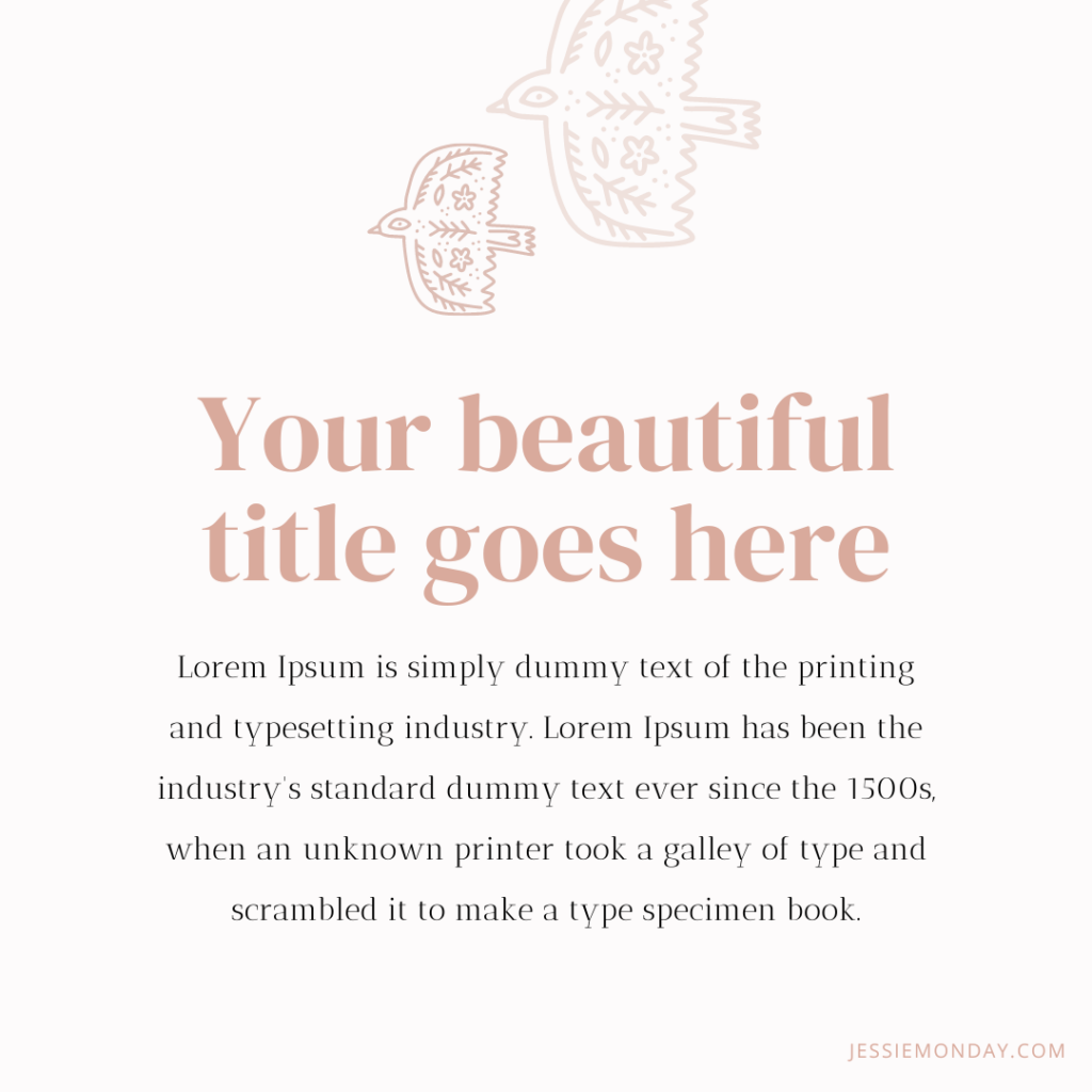 Feminine Fonts and colors