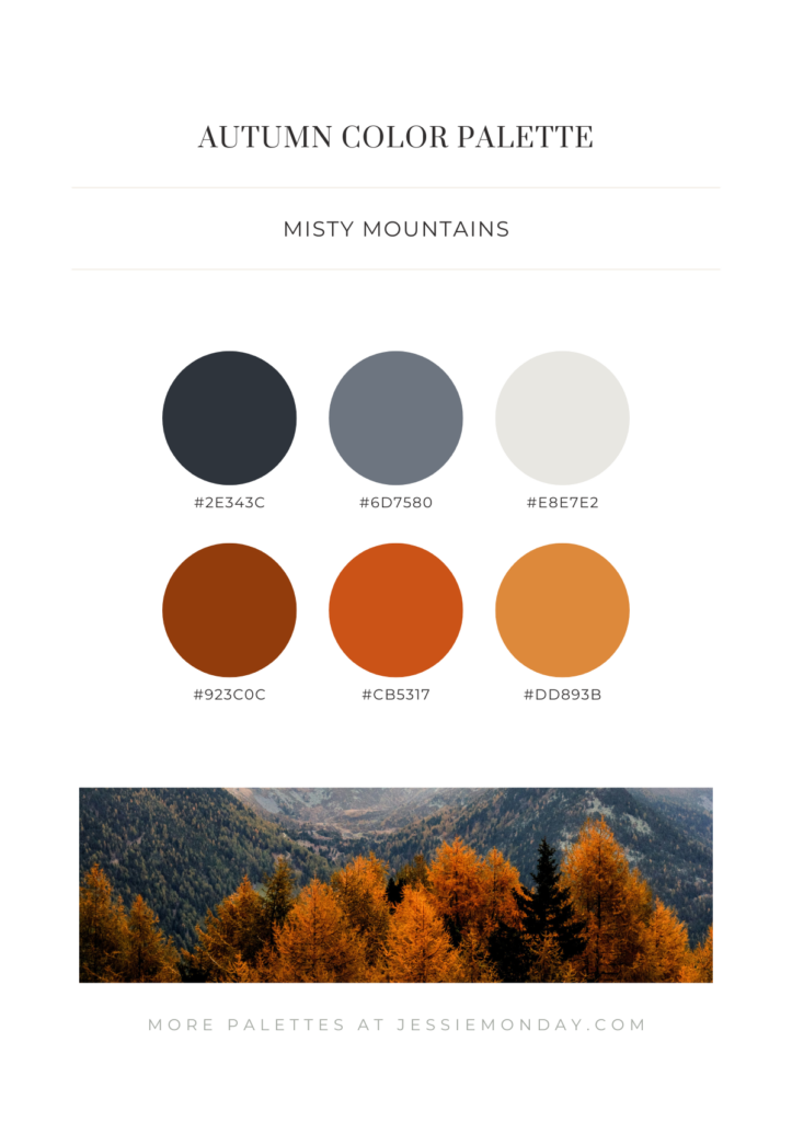 autumn color palette