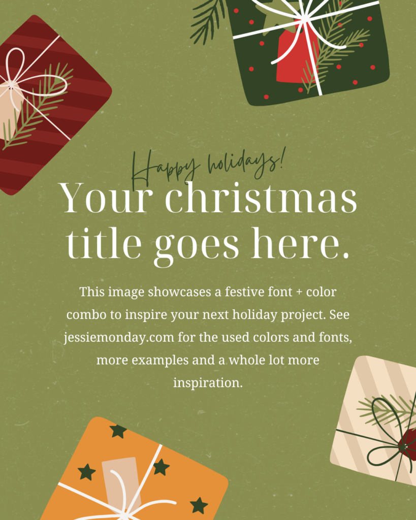 festive fonts